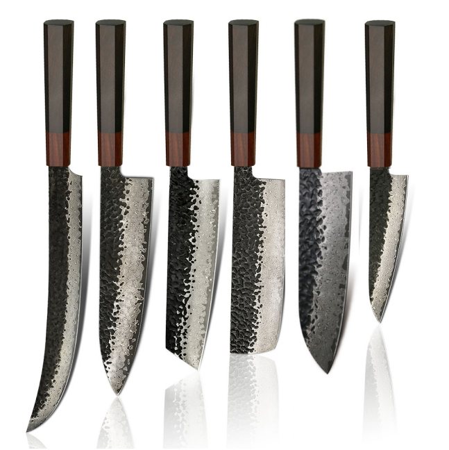 Hamon Acajou – set de 6 couteaux