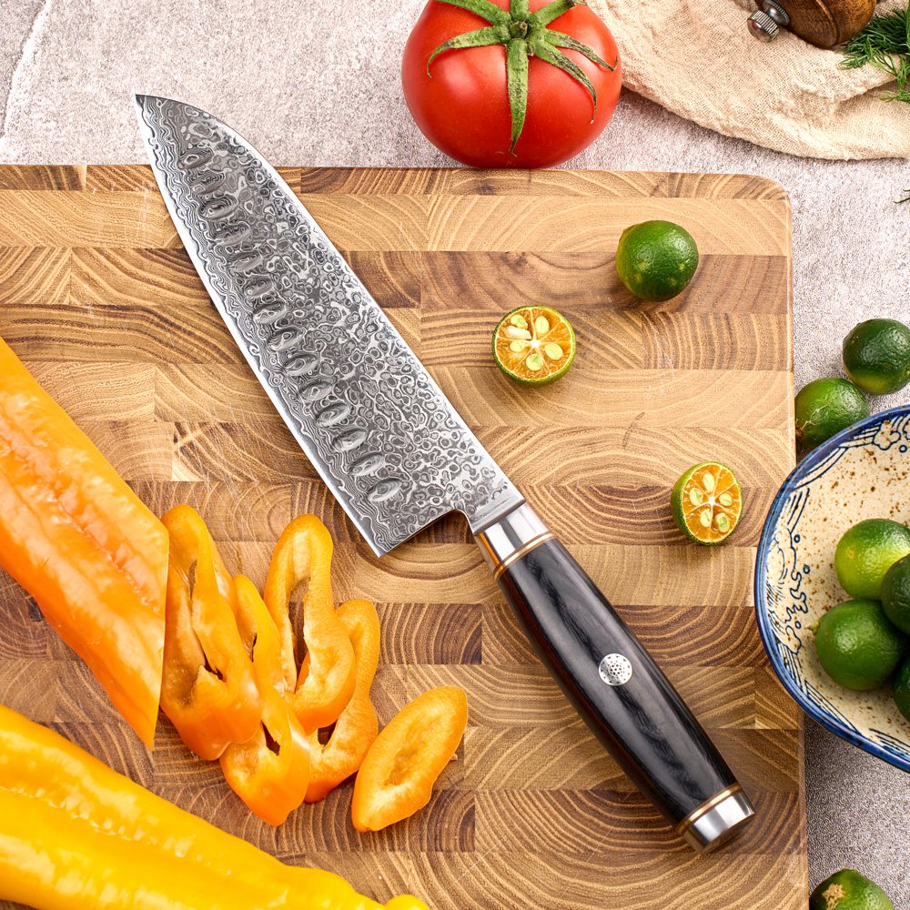 Kurogane SG2 – santoku en situation