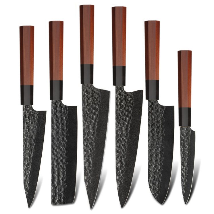 Mizu Noir – set de 6 couteaux